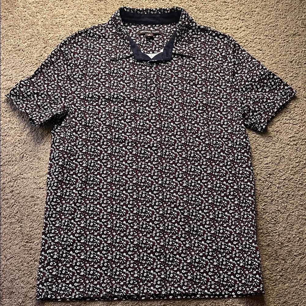 Men's Michael Kors Floral Print Polo